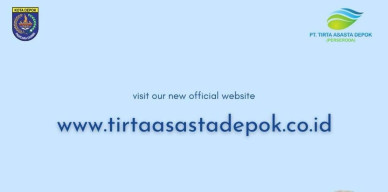 Resmi, Website Tirta Asasta Depok kini berubah menjadi www.tirtaaasastadepok.co.id