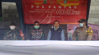 Polres Batu Dirikan Posko dan Pos Pantau Cegah PMK