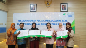 BPJAMSOSTEK Surabaya Tanjung Perak Perluas Jaringan PLKK