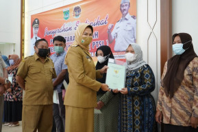 250 Warga Desa Sidomulyo Terima Sertifikat PTSL