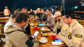 Polres Batu Merangkul Seluruh Ketua Perguruan Silat Se-Kota Batu, Ngopi Bareng