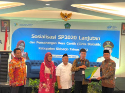 455 Petugas Sensus Penduduk Sidoarjo Terlindungi Program BPJAMSOSTEK
