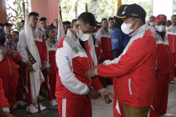 Lepas Atlet Sumenep ke Porprov Jatim, Ini Harapan Bupati Sumenep