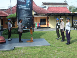 Kapolres Blitar Kota Pimpin Apel Gelar Pasukan Operasi Patuh Semeru 2022