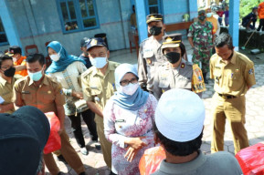 Puting Beliung Rusak Rumah Warga Ponggok Blitar, Polres Blitar Kota Kunjungi Korban