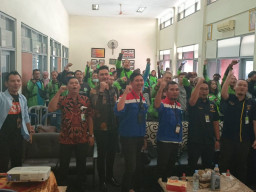 BPJS Ketenagakerjaan Surabaya Rungkut Edukasi Ojol di Lubricants Day