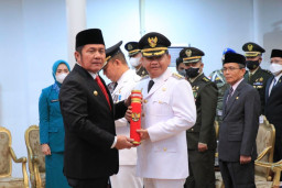 Kurniawan, AP., M.Si., Resmi Dilantik Sebagai Penjabat Bupati Muara Enim