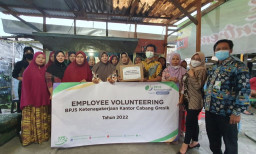 Employee Volunteering, BPJamsostek Gresik Sasar Pelaku Usaha Mikro