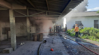 Pabrik Kembang Api di Madiun Terbakar