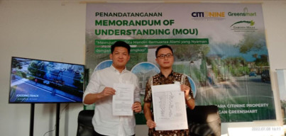 Bangun Perumahan Garden Hills, Citinine Tandatangan MOU Dengan Greensmart