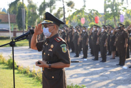Peringati HBA, Kajari Kota dan Kabupaten Madiun Ziarah ke TMP