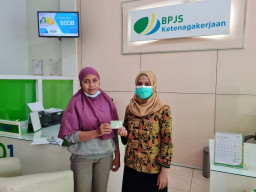 Seterima Manfaat JKM, Pedagang Ayam Daftar Mandiri BPJAMSOSTEK