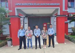 Tim PH Deswan & Yunizar Law Firm Disambut Hangat Kalapas IIA Narkotika Nusakambangan