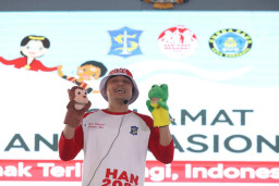 Wali Kota Eri Cahyadi Mendongeng di Gebyar Hari Anak Nasional