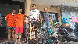 Maling Spesialis Sepeda Import  Beraksi dengan Modus COD-an