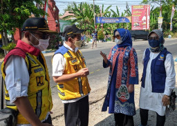 Realisasikan Pelebaran Jalan Ponorogo-Mlilir Rp 21 M, Sri Wahyuni Sidak Pelaksanaan