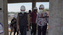 Wali Kota Batu Sidak Melihat Progress Pembangunan Pasar Induk Kota Batu