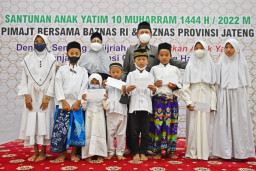 Rayakan 10 Muharam, PIMAJT & Baznas Santuni 378 Anak Yatim