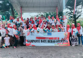 Sambut HUT RI Ke-77, Suara Perempuan Desa Bertekad Kota Batu Bebas Stunting