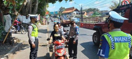 Satlantas Polres Batu Lakukan Patroli KTL