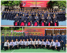 Upacara HDKD ke-77 di Kanwil Kemenkumham Jawa Tengah