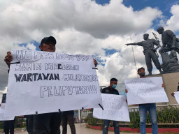 Kebebasan Pers Dikebiri, Wartawan PWI Gelar Aksi Damai