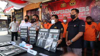 5 Hari, Sat Narkoba Polres Blitar Kota Ungkap 11 Kasus dengan 13 Tersangka