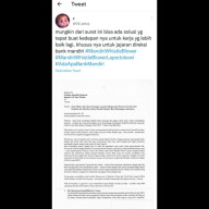 Trending, #AdaApaBankMandiri Suarakan Keluhan Pegawai terhadap Dirut Bank Mandiri
