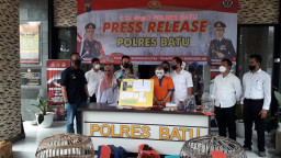 Warga Temas Kota Batu Diciduk Polisi Setelah 2 Bulan Jadi Pengepul Togel Online