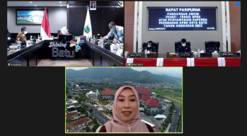 Rapat Paripurna Pandangan Umum Fraksi atas Penyampaian Raperda Perubahan APBD 2022