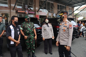 Kapolres Batu dan Dandim Sidak di SPBU Jalan Diponegoro Kota Batu