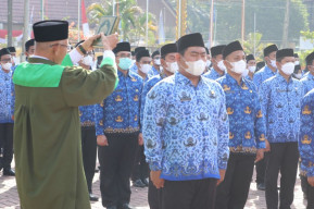 244 Orang PNS Kabupaten Muara Enim Tahun 2022 Resmi Dilantik dan Diambil Sumpah