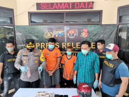 Empat kali Beraksi, Perampok Bersenjata Pistol Mainan Berhasil Diringkus Polisi