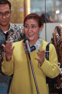 Susi Pudjiastuti Diperiksa Terkait Kebijakan Keluarkan Kuota Garam 1,8 Juta Ton