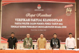 Pj. Bupati Muara Enim Buka Rakor Verifikasi Faktual Keanggotaan Partai Politik
