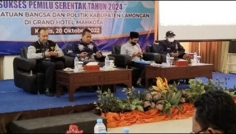 Jelang Pemilu 2024, Kesbangpol Lamongan Jaga Harmoni
