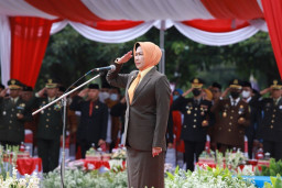 Wali Kota Batu Bacakan Pesan Menpora RI di Hari Sumpah Pemuda ke-94