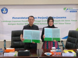 Percepat Coverage Kepesertaan, BPJS Ketenagakerjaan Gandeng LLDIKTI Jawa Timur