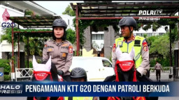 Polri Terjukan Patroli Berkuda Dalam Pengamanan KTT G20