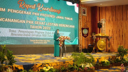 Rakor Tim Penggerak PKK  se-Jawa Timur, Resmi Dibuka Wakil Gubernur