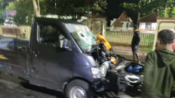 Terlibat Kecelakaan di Madiun, Anggota TNI Meninggal di Tempat