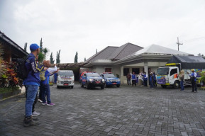 Peduli Musibah Cianjur, Wali Kota Batu  Berangkatkan Bantuan Logistik dan Tagana