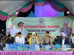 Dirbinmas Polda Banten bersama Tokoh Ulama Berdoa untuk Bangsa