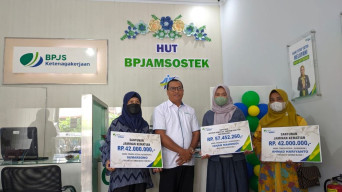HUT 45 Tahun, BPJS Ketenagakerjaan Ponorogo Beri Santunan Rp 141 Juta
