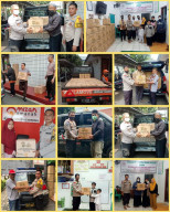 Polsek Pasar Minggu Berbagi Kasih Kepada Anak Yatim