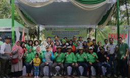 Puluhan Aktivis Deklarasi Cinta Lingkungan di Hutan Kota Muara Enim