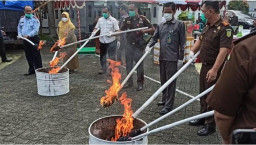 BB 54 Perkara Dimusnahkan Kejari Ponorogo