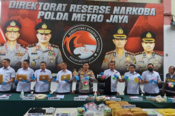 Operasi Nila 2022, Ditresnarkoba Polda Metro Jaya Toreh BB Fantastis