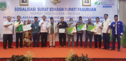 BPJAMSOSTEK Pasuruan Sosialisasikan SE Bupati Perihal Perlindungan Pekerja Rentan