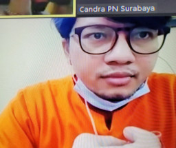 Siram Kopi Panas, Riki Sanjaya Dituntut 18 Bulan Penjara